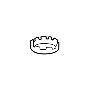 Toyota 52278-50030 Suspension Crossmember Stopper, Rear Lower