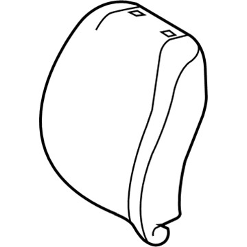 Toyota 71551-42120 Seat Back Pad