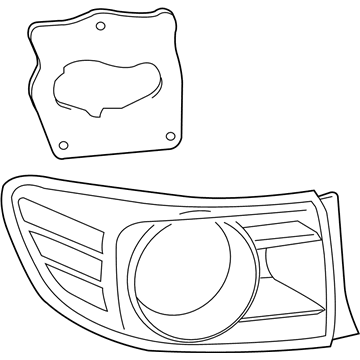 2012 Toyota Corolla Back Up Light - 81561-12C10