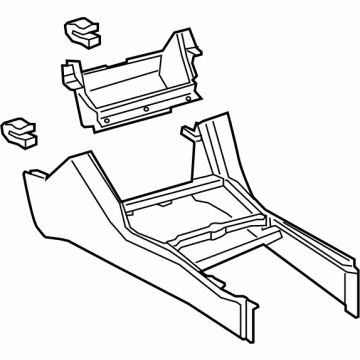 Toyota Tacoma Center Console Base - 58810-04030-C0