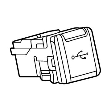 Toyota 86190-52070 USB Port