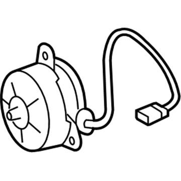 Toyota Camry Fan Motor - 16363-0V150
