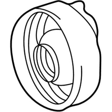 Toyota 90075-65012 Headlamp Bulb Retainer, Front