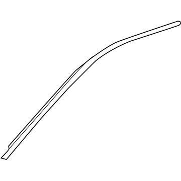 Toyota 75753-06080 Upper Molding, Passenger Side