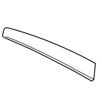 Toyota 75755-06140 Applique, Rear Passenger Side