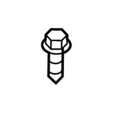 Toyota 90109-06375 Bumper Cover Bolt