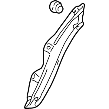 Toyota 75869-0C010 Retainer, Driver Side