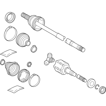 Toyota GR Corolla Axle Shaft - 43420-12B70