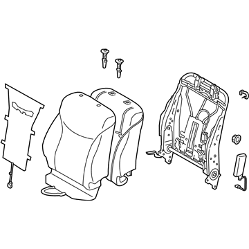 Toyota 71440-47320-E5 Seat Back Assembly