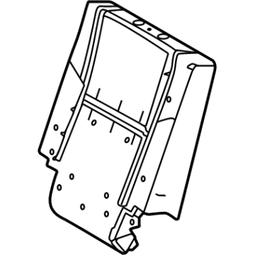 Toyota 71652-0C250 Seat Back Pad