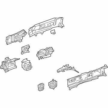 Toyota 57027-06906 Rail Assembly