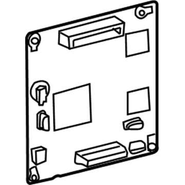 Toyota 86116-47080 Control Panel