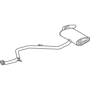Toyota Prius AWD-e Muffler - 17430-37B10