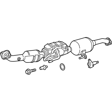 Toyota Prius AWD-e Catalytic Converter - 17410-37C60