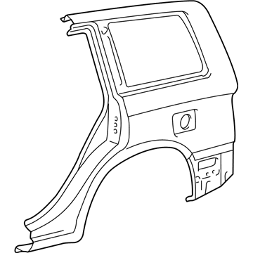 Toyota 61612-48041 Quarter Panel