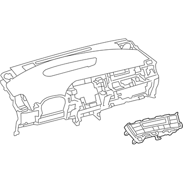 Toyota Prius Plug-In A/C Switch - 55900-47071