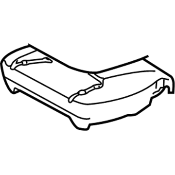 Toyota 71511-AE020 Seat Cushion Pad