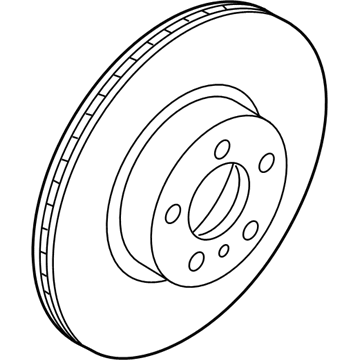 Toyota GR Supra Brake Disc - 42431-WAA04