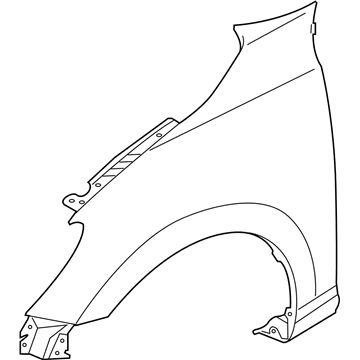 Toyota 53811-WB002 Fender, Passenger Side