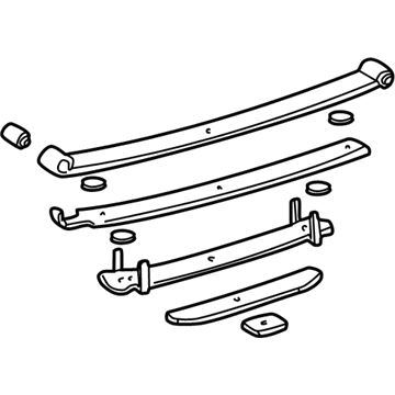 Toyota Tacoma Leaf Spring - 48210-04110