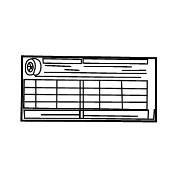 Toyota 42661-60393 Tire Pressure Label