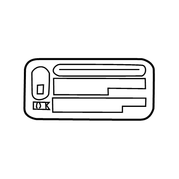 Toyota 69339-60010 Plate, Child Protector Lock Caution