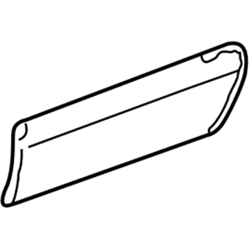 Toyota RAV4 Door Moldings - 75741-42070-B1