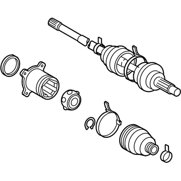 Toyota Highlander Axle Shaft - 42340-48081