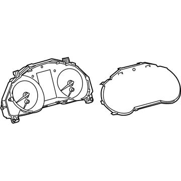 Toyota C-HR Instrument Cluster - 83800-F4A72