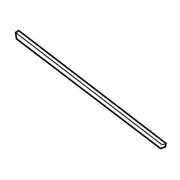 Toyota 85214-30400 Wiper Blade Refill, Passenger Side, Rubber