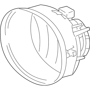 Toyota 81211-42060 Fog Lamp, Passenger Side