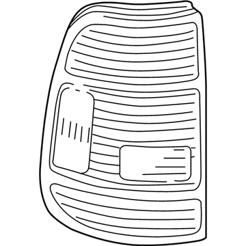 Toyota 81551-0C010 Lens, Passenger Side