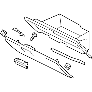 Scion FR-S Glove Box - SU003-01954
