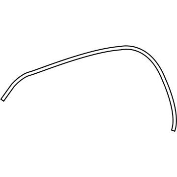 Toyota 75691-35060 Flare Seal, Black, Front