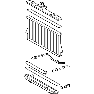 Toyota Radiator - 16041-31550