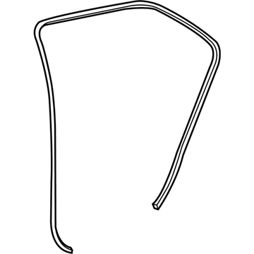 Toyota Yaris Weather Strip - 62332-52080-B0