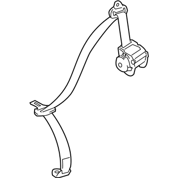 Scion Seat Belt - 73370-12550-B0