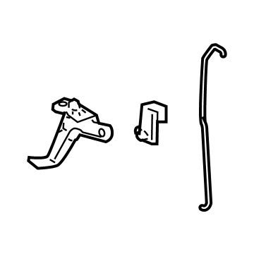 Toyota 53540-0C030 Catch Lever, Front