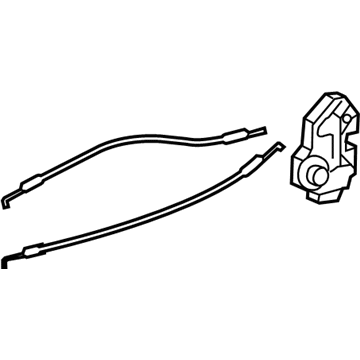 Toyota Tundra Rear Passenger Door Handle Latch - 69050-0C020