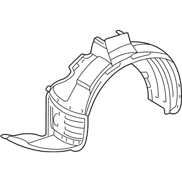 Toyota Highlander Wheelhouse - 53875-48020