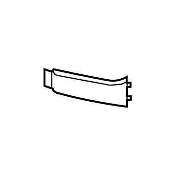 Toyota 53931-0C901 Extension Panel, Passenger Side