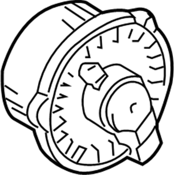 Toyota 87103-08060 Blower Motor, Rear