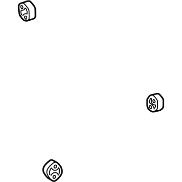 Toyota 17565-25010 Support,  Exhaust Pipe,  NO.3