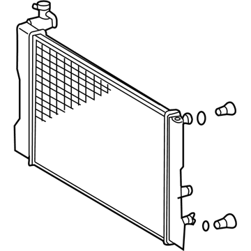 Toyota Matrix Radiator - 16410-0H261