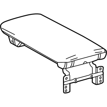 Toyota 58905-62020-A0 Armrest, White, Rear