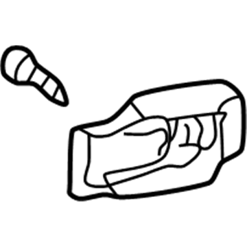 Toyota 69205-17010-C0 Handle, Inside, Passenger Side