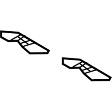Toyota 63383-24030 Headliner Spacer, Rear