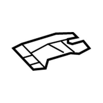 Toyota 57801-52130 Center Floor Pan Reinforcement Plate