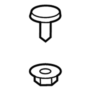 Toyota 73219-02030 Center Seat Belt Stopper