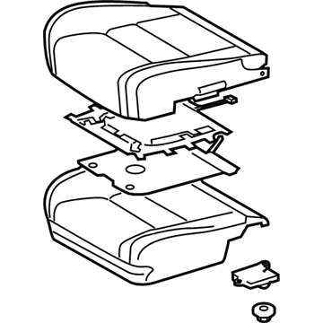 Toyota Seat Cushion - 71001-60K90-A0
